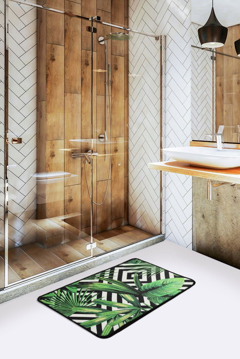 Mijölnir Alfombrilla de Baño 40 x 60 cm de Poliéster Antialérgica Antideslizante
